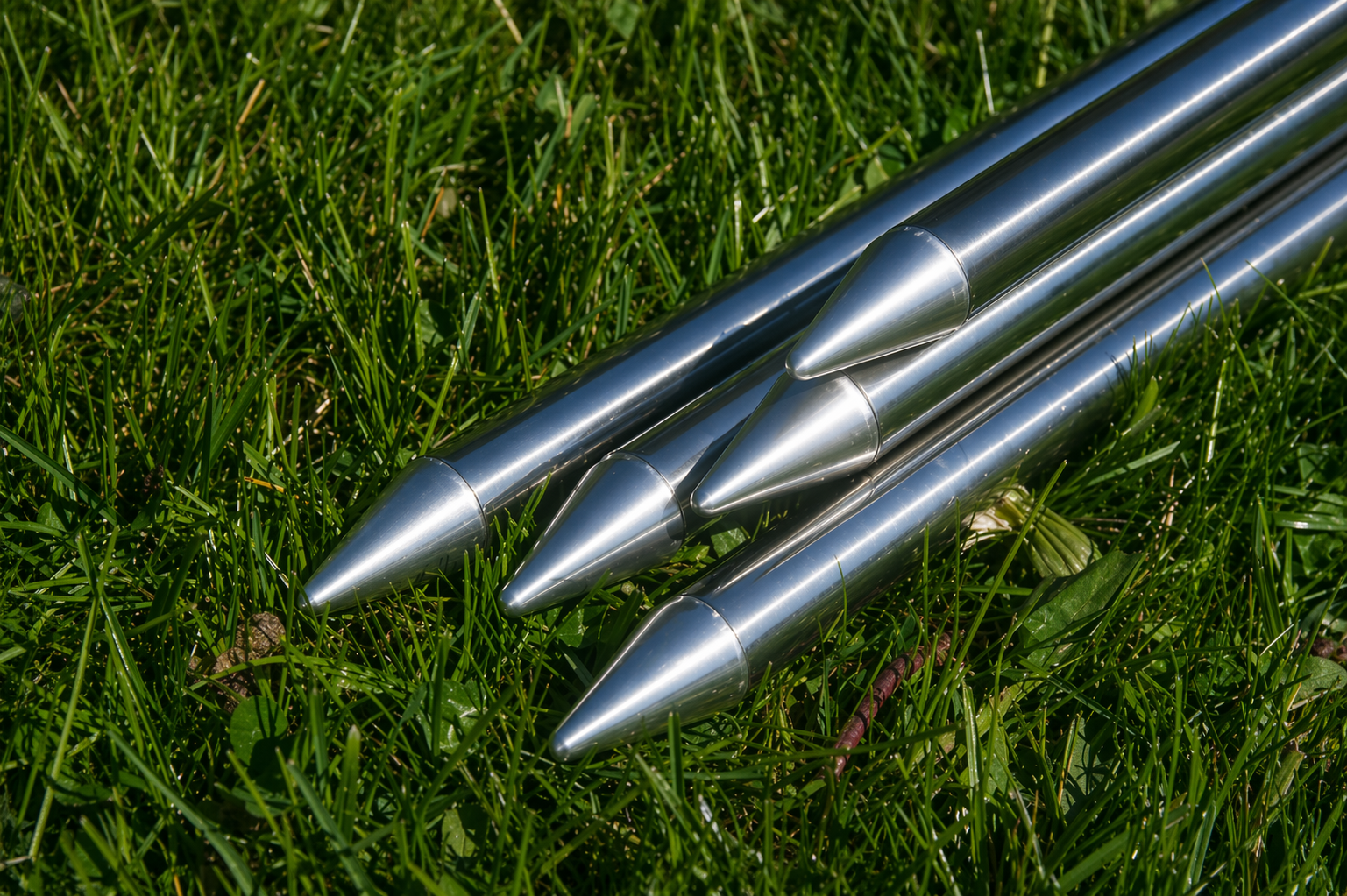 vertical poles
